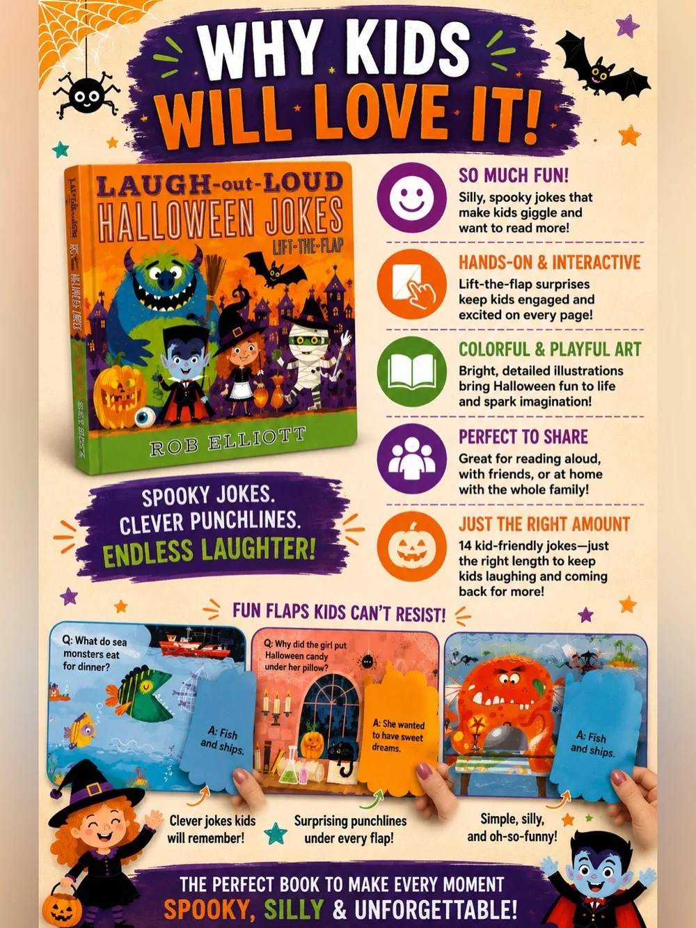 Laugh Out Loud Halloween Jokes Lift The Flap